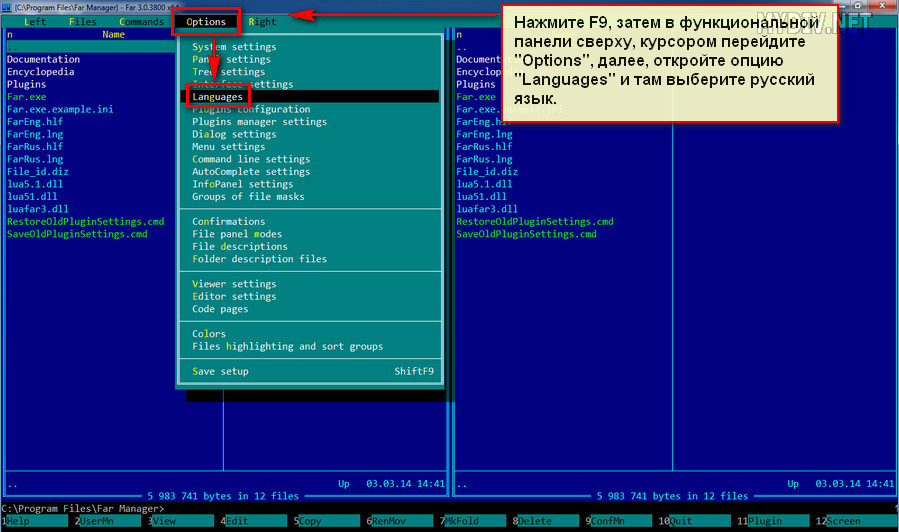 Far ftp. Интерфейс фар менеджер. Far Manager 2. Русификация far Manager. Плагины редактор far Manager.